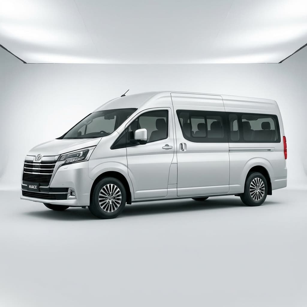Toyota Hiace Commuter Bus High Roof White