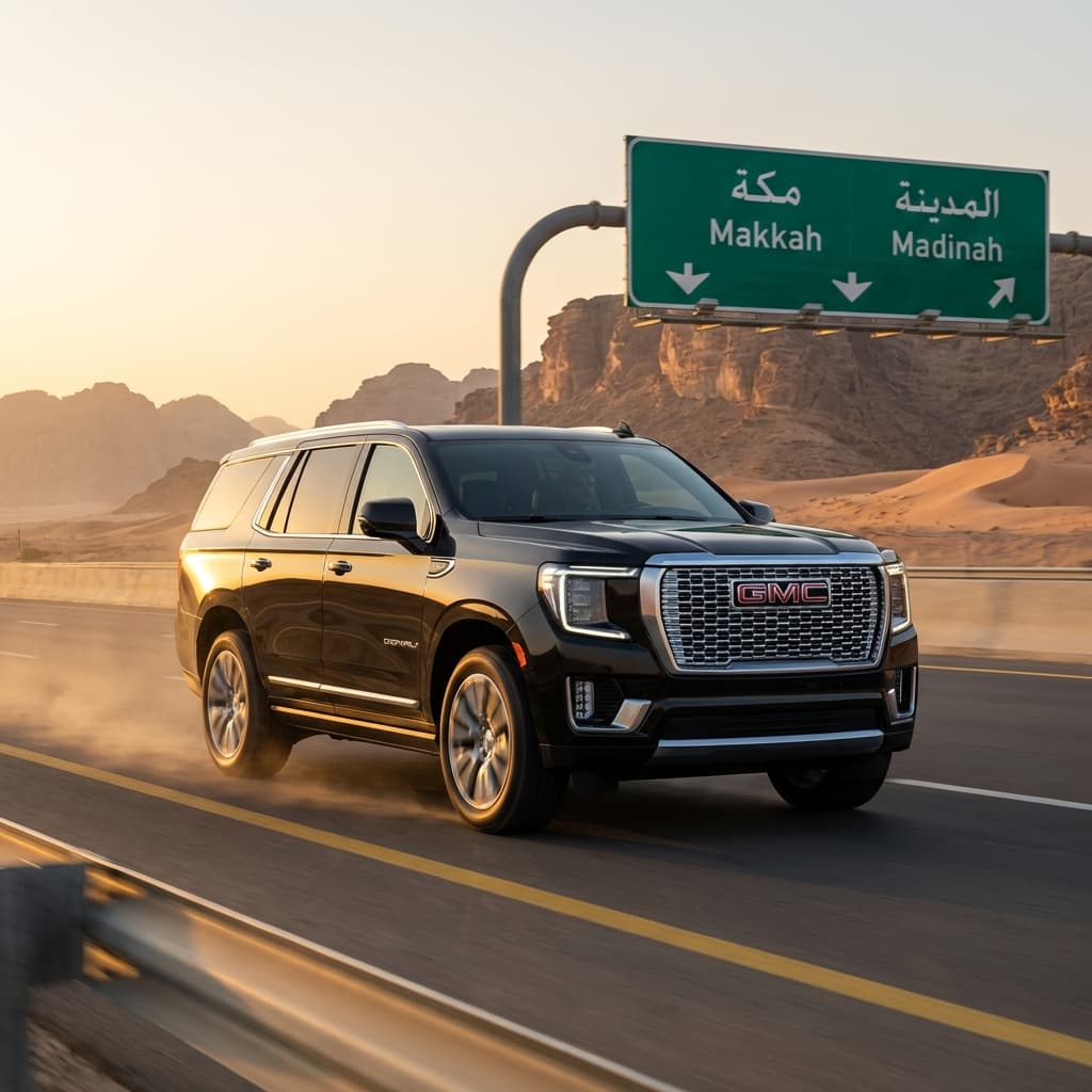 GMC Yukon Intercity Taxi Makkah to Madinah
